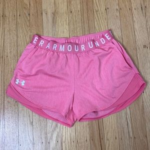 Under Armour Loose Pink Shorts